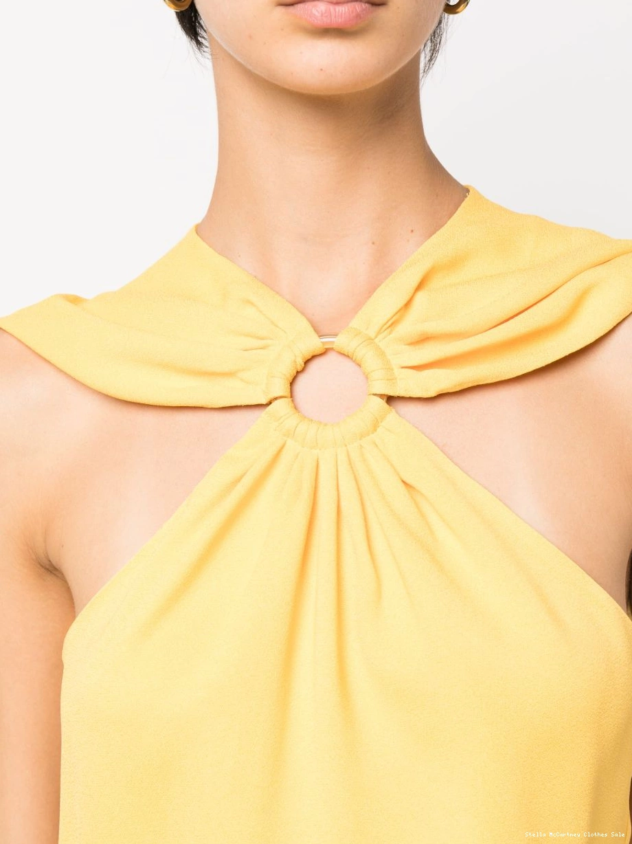 Affordable ring-hardware Women Stella cold-shoulder McCartney top 0717